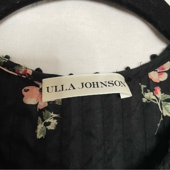 Ulla Johnson Boho Cecile Floral Swiss Dot Tank Blouse - Picture 3 of 12